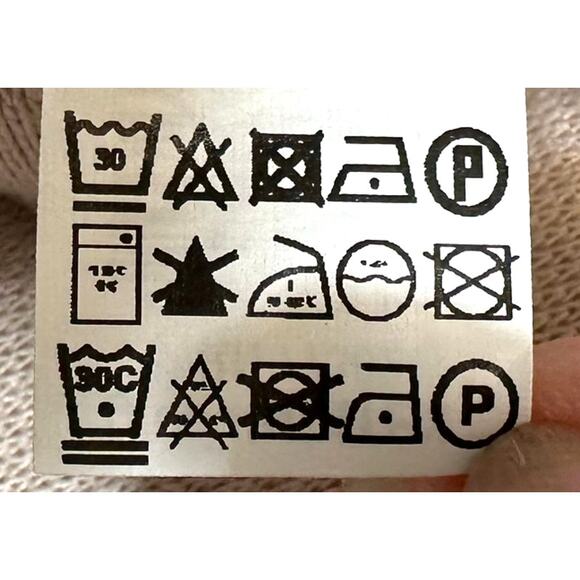 ZARA Long Sleeve Collared Pullover Polo Sweater Beige Womens Size Medium Classic - Picture 7 of 7